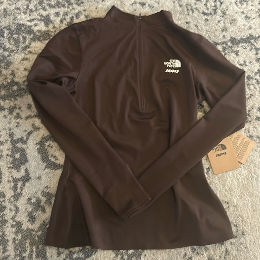 NWT Skims North Face collab quarter zip